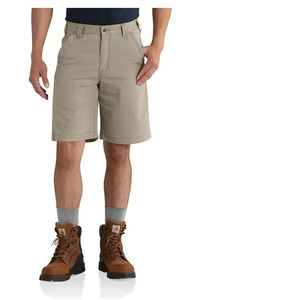Men's Carhartt Rugged‎ Flex Relaxed Fit Canvas Work Tan Short Size 44